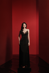 PURA EMBROIDERED BUST WITH LACE NIGHTGOWN