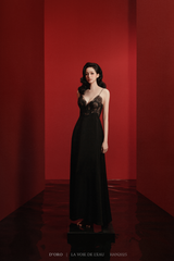 MER HONEYCOMB-STRUCTURED NIGHTGOWN