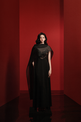 MER HONEYCOMB-STRUCTURED NIGHTGOWN