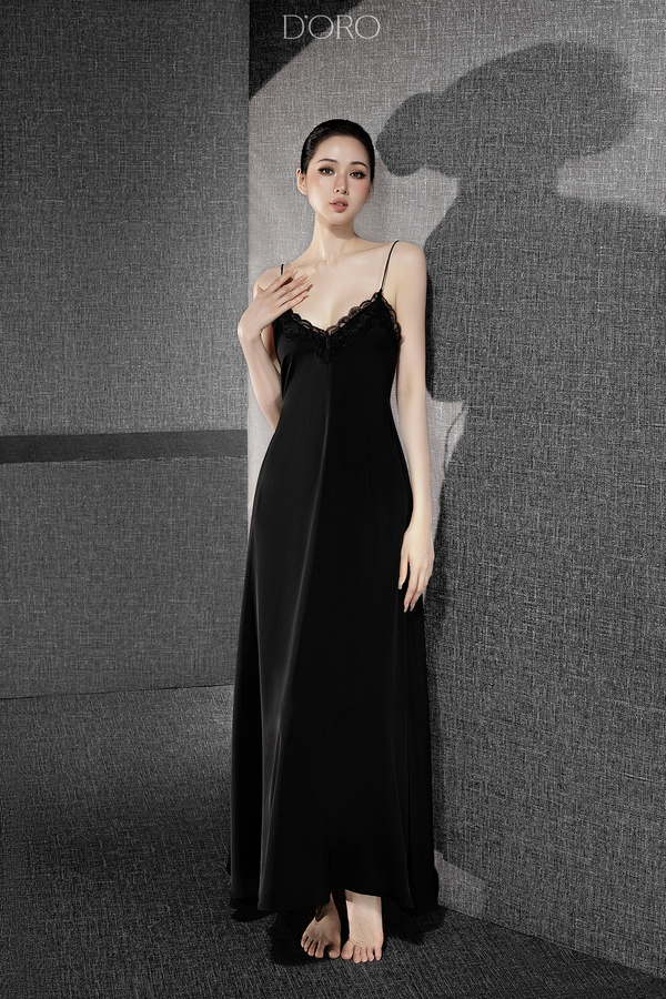 BLACK ELODIE LONG DRESS
