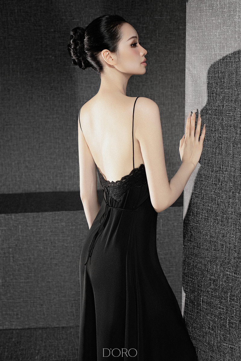 BLACK ELODIE LONG DRESS